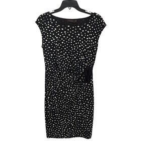 The‎ Limited Size Medium Black White Dress "Vintage Preppy" Dark Academia Pin Up